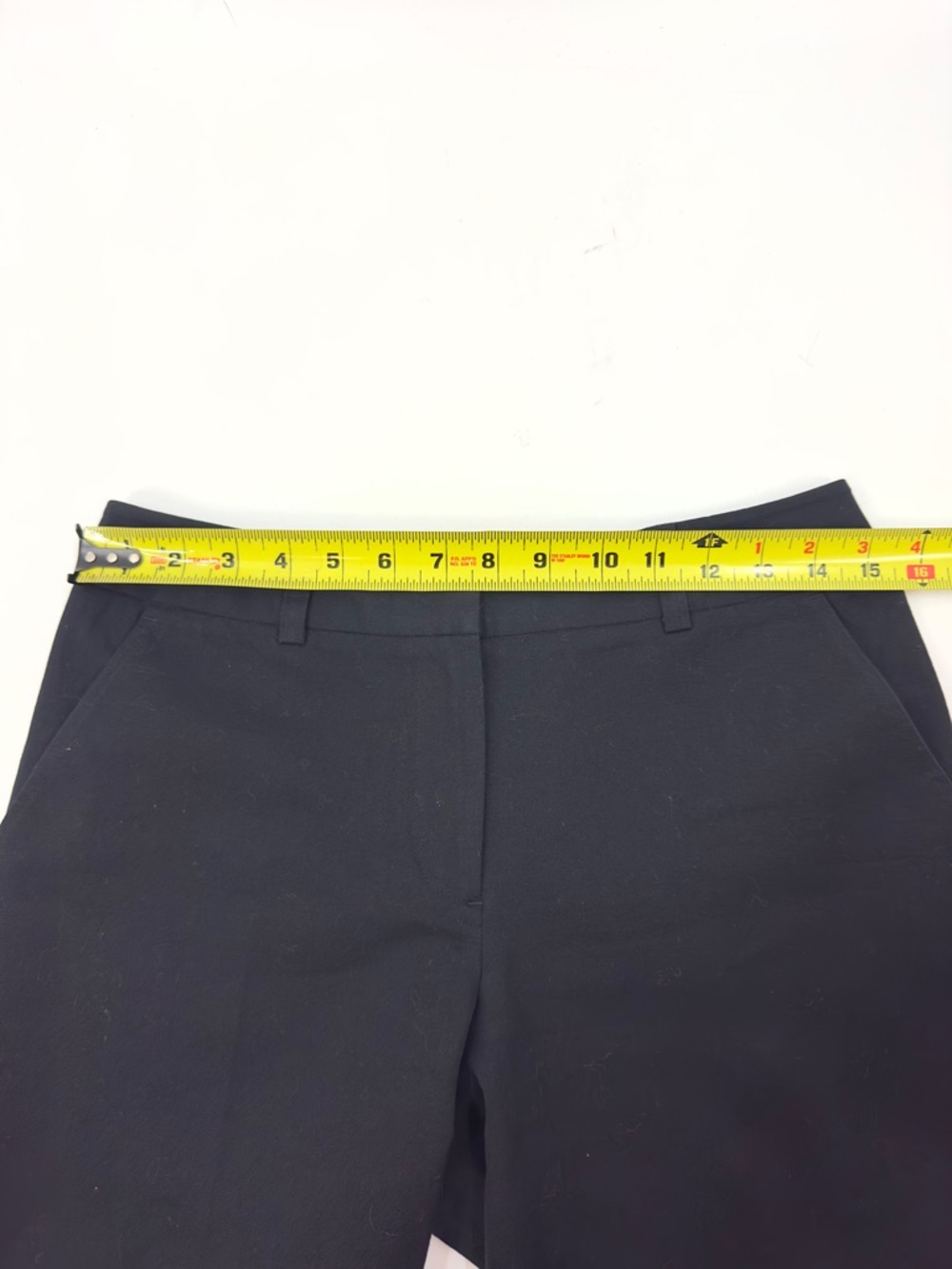 J McLaughlin Peggie Beach Shorts Womens Size 4 Bermuda Cotton Stretch Black - Picture 7 of 8